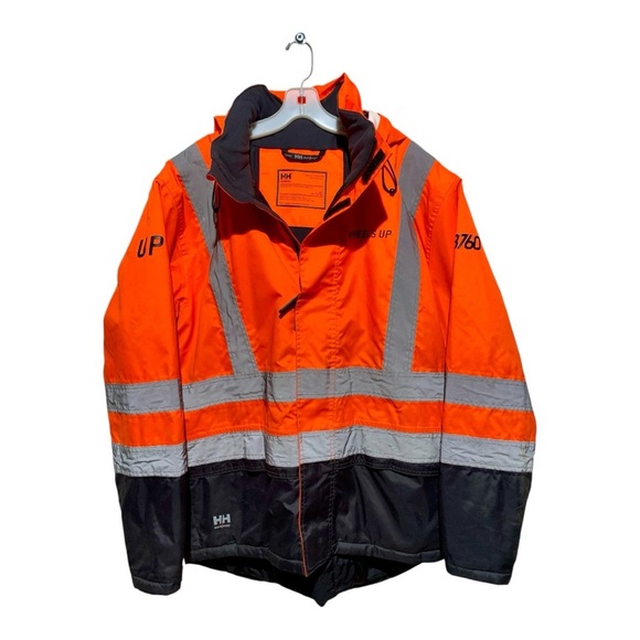 Helly Hansen Workwear Alta 2.0 Hi Visibility Waterproof Jacket Size Large - Picture 1 of 9
